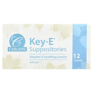 Carlson Key-E® Suppositories, 12 Inserts