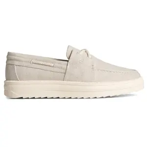 Sperry Womens Cruise Plushstep Slip On Boat Casual Shoes - Beige