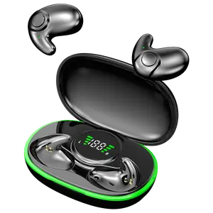 INSONIXN Invisible Sleep Earphones Bluetooth 5.3 Wireless Earbuds with Dual LED Power Display Comfortable Sound Insulation for Side Sleeping Audio Headset