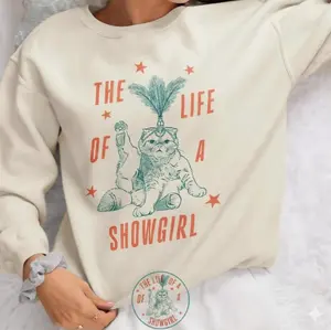 The Life of a Show Cat Olivia Sweatshirt, Christmas Gift For Her, Casual Streetwear Top for Men & Women Womenswear