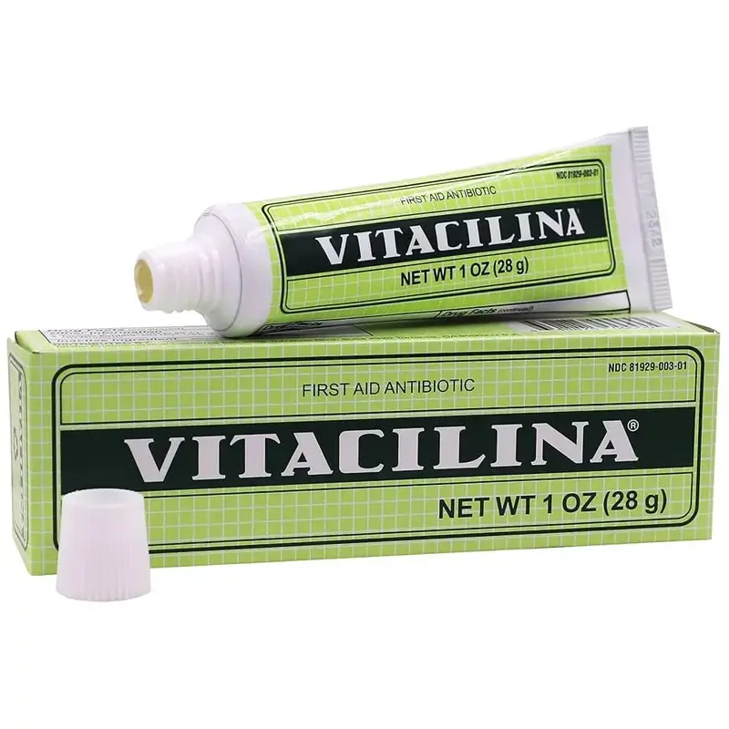 Vitacilina Menthol Mint Moisturizing Ointment - Cream-Form Skincare Treatment, 28G (1oz) Hydrating Moisturizer