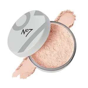 No7 Flawless Finish Face Powder - Loose Finishing Powder - Makeup Setting Powder with Matte Finish for All Skin Tones - All Skin Types Including Oily Skin