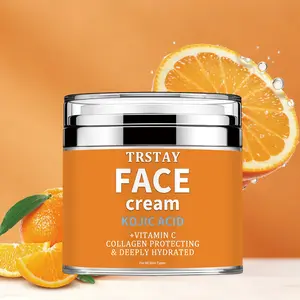 Trstay Multi-Effect Facial Cream, Retinol Kojic Acid Turmeric, Vitamin C & E, Collagen Hyaluronic Acid, Deep Hydration, All Skin Types