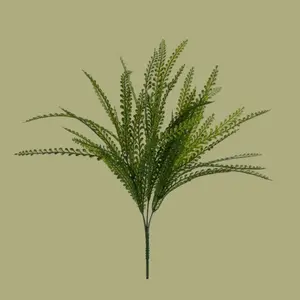 20" Beaded Fern Bush
