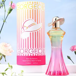 Bharara Mast Perfume Gorgeous Women Eau De Parfum 3.4oz - Elegant Floral Chypre Scent with Long Lasting Parfume for Elegance and Sophistication