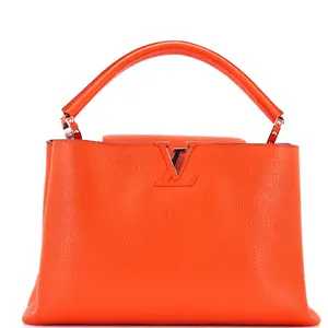 Pre-owned Louis Vuitton Leather Top Handle Bags Capucines Bag GM by Rebag