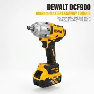 DeWalt DCF900NT 1/2 Inch Impact Wrench For Semi Truck Wheel Replacement A 1898Nm Brushless Tool With LED garage use industrial task
