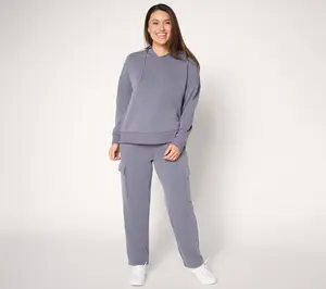 Berkshire Homewear Petite Plush Jersey Cargo Lounge Set