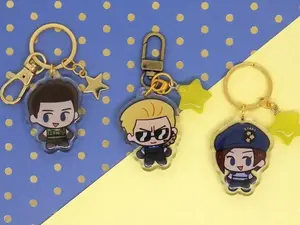 S.T.A.R.S. Wesker, Jill, Chris | Inspired by Resident Evil |  Double Sided Acrylic Phone Charms.