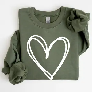 Double Heart, St Patrick's Day Sweatshirt