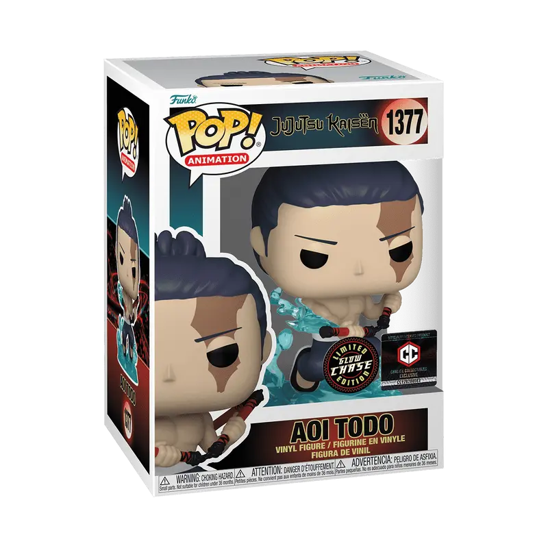 Funko Pop! Jujutsu Kaisen - Aoi Todo (Chalice Collectibles) (Chase) #1377 Exclusive Collectible Pop Vinyl Figure
