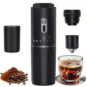 Portable Italian Coffee Machine, 3-In-1 Capsule Coffee Maker, Ideal for Car and Home Camping, Convenient and Compact Design