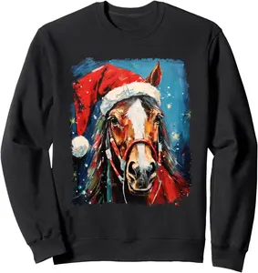 Horse Christmas Sweatshirt PZ