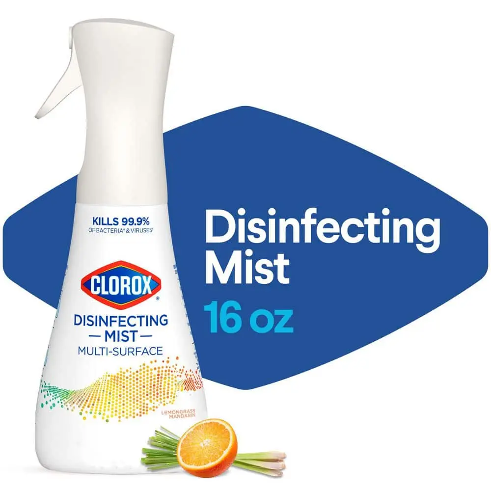 16 oz. Lemongrass Mandarin Scent Sanitizing Multi-Surface Disinfecting Mist Spray