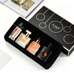 ANGEL ELVES Flower Story Women's Perfume Gift Box | 30ml*4 | Woody Floral Scent+ Woody Floral Scent+Oriental Floral Scent+Oriental Gourmand Scent | The portable small bottles are convenient for fragrance top-ups and travel carry-on | perfume for women