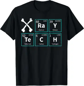 X-Ray Tech Radiologist Rad Tech Radiology Periodic Table T-Shirt