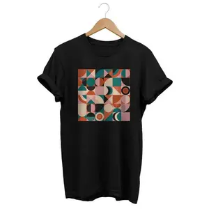 Modern Art T-shirt, Abstract Shirt, Artsy Tee, Geometric Top, Artistic Shirt, Artist Gift, Grunge Clothing, Alternative Clothes, Graphic Tee Shortsleeve Cotton T-Shirt Unisvx Graphic Cotton Tees