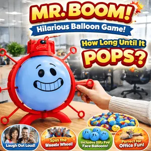 Office stress-relief gadget! Balloon bomb prank toy, multiplayer interactive desktop game