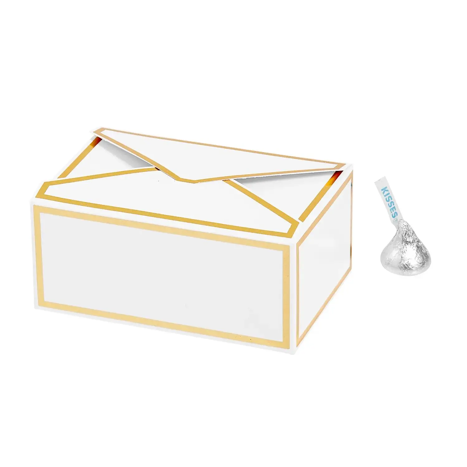 Fun Express Envelope Favor Box with Gold Trim, 12 Pc Fun Express Envelope Favor Box with Gold Trim, 12 Pc