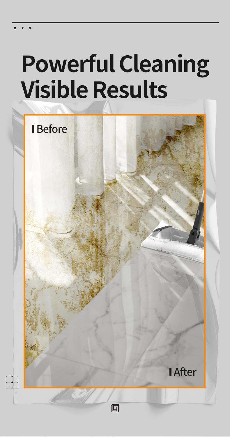 BOTARE Floor Cleaner Enzyme-Powered Deep Clean Quick-Dry Pet/Kid-Safe 17.6 Fl Oz for All Floors Scented Long Lasting Cleaner