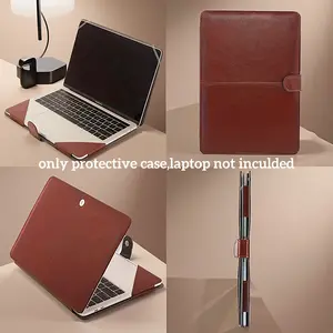 For Apple Macbook Protective Case, High-End PU Leather Material, Hybrid Shell Type, Durable and Stylish Laptop Cover, Laptop Casing