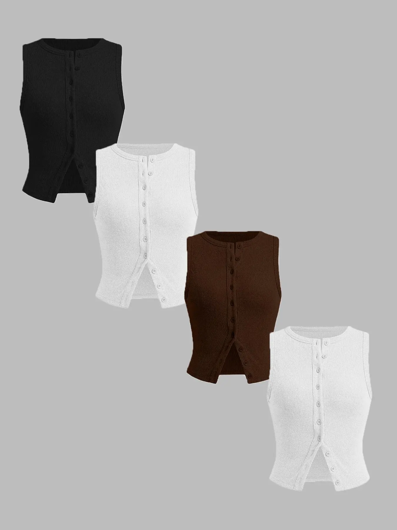 White*2 pcs+Black*1 pc+Brown*1 pc