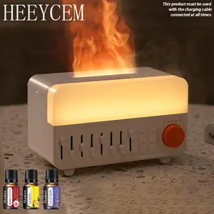 1 three in one white noise machine and humidifier, 8 soothing sounds, 3 bottles of essential oil, USB power supply, with timer and automatic shut-off function suitable for bedrooms, home offices, travel - portable sound machine with diffuser