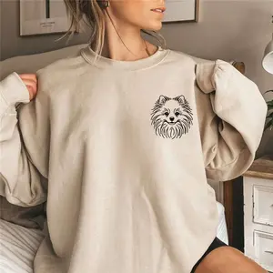 Personalized Pomeranian Sweatshirt, Pomeranian Sweater, Custom Pomeranian Shirt, Pom Mom Gift, Pomeranian Lover Gifts, Pom Dog Sweater
