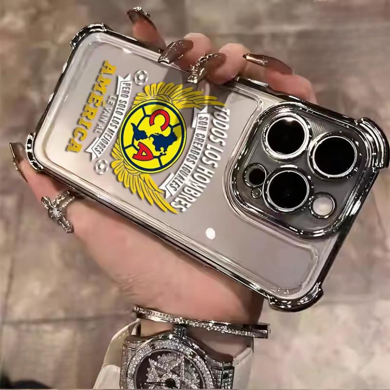 Club América Pride Phone Case for iPhone 11–17 Pro Max Plus| Shockproof TPU Soft Cover| Vintage Stylish Anti-Drop Protection Club América Pride Phone Case for iPhone 11–17 Pro Max Plus| Shockproof TPU Soft Cover| Vintage Stylish Anti-Drop Protection