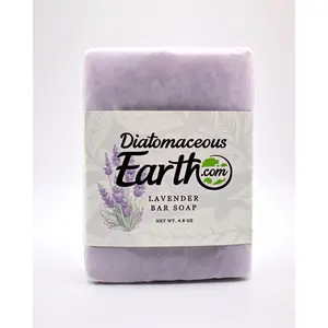 Lavender Soap Bar Diatomaceous Earth