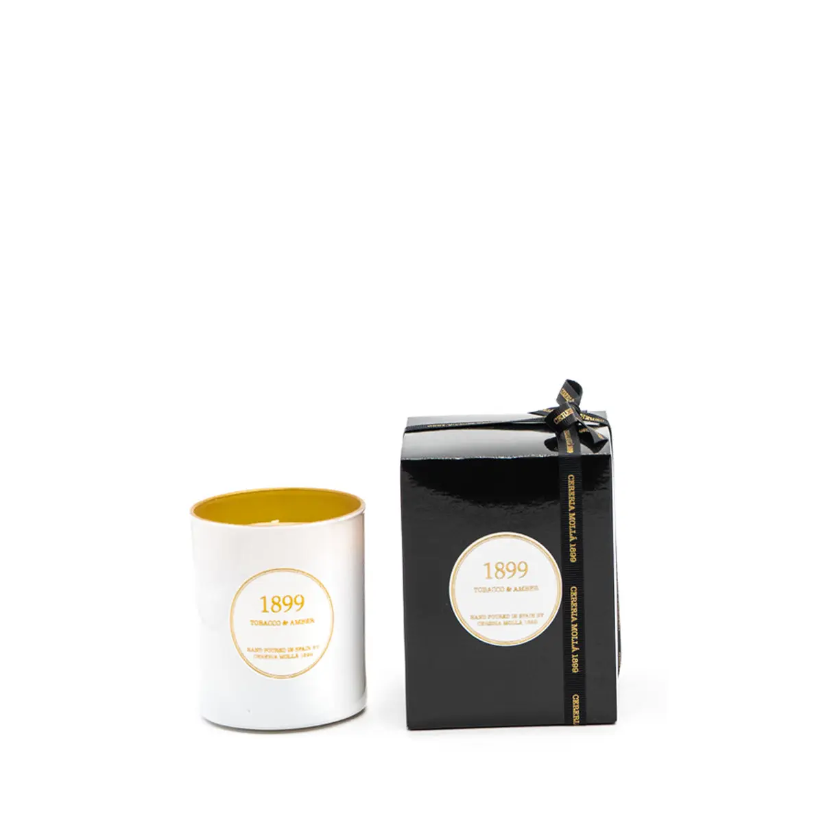 Cereria Molla Tabacco & Amber Gold Edition Premium Candle 8 oz