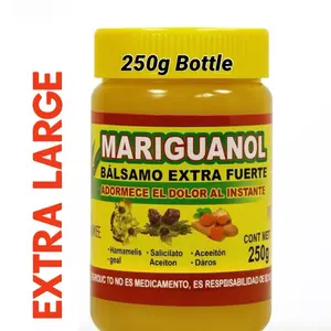 250g extra large Mariguanol Extra Strength Balm 250g Fast Acting Muscle Joint Relief Uso Externo for Pain Relief Uso Externo para Dolor with arnica cream Healthcare Therapeutic