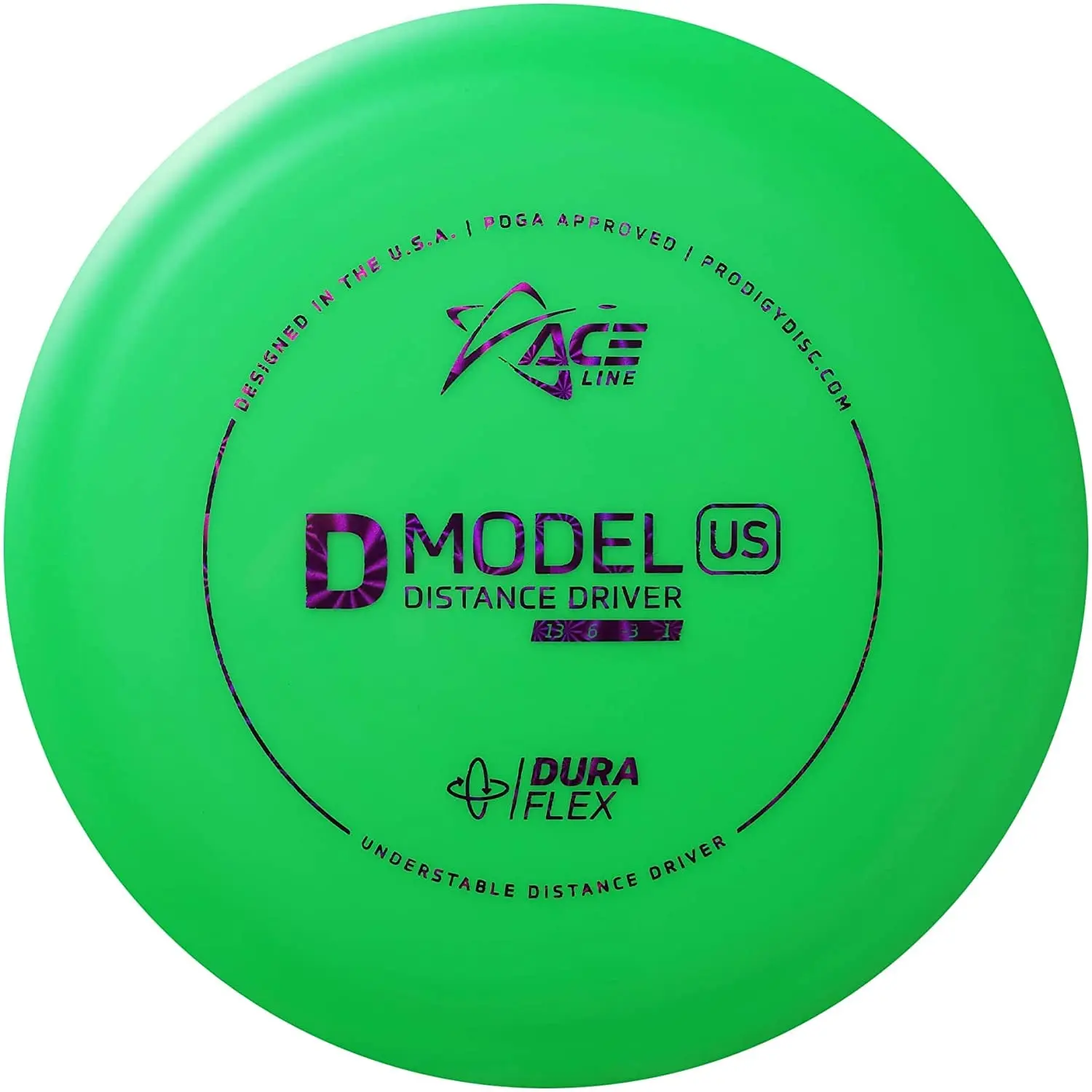 Ace Line Disc Golf DuraFlex Glow D Model US Distance Driver 170-175g - Choose Exact Disc