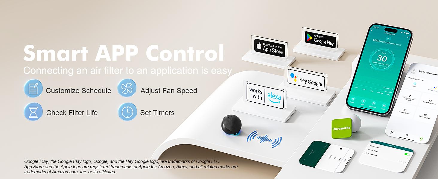 MORENTO 7566 Handheld Design Large Air Purifier with PM 2.5 Sensor, Real-time Air Quality Detection, Bluetooth Remote Control, HEPA Filtration and