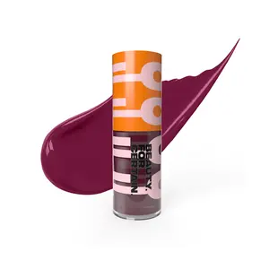 #67: Deep Plum Color - Matte Liquid Lipstick, One-Swipe Pigment, Long-Lasting, Matte Finish