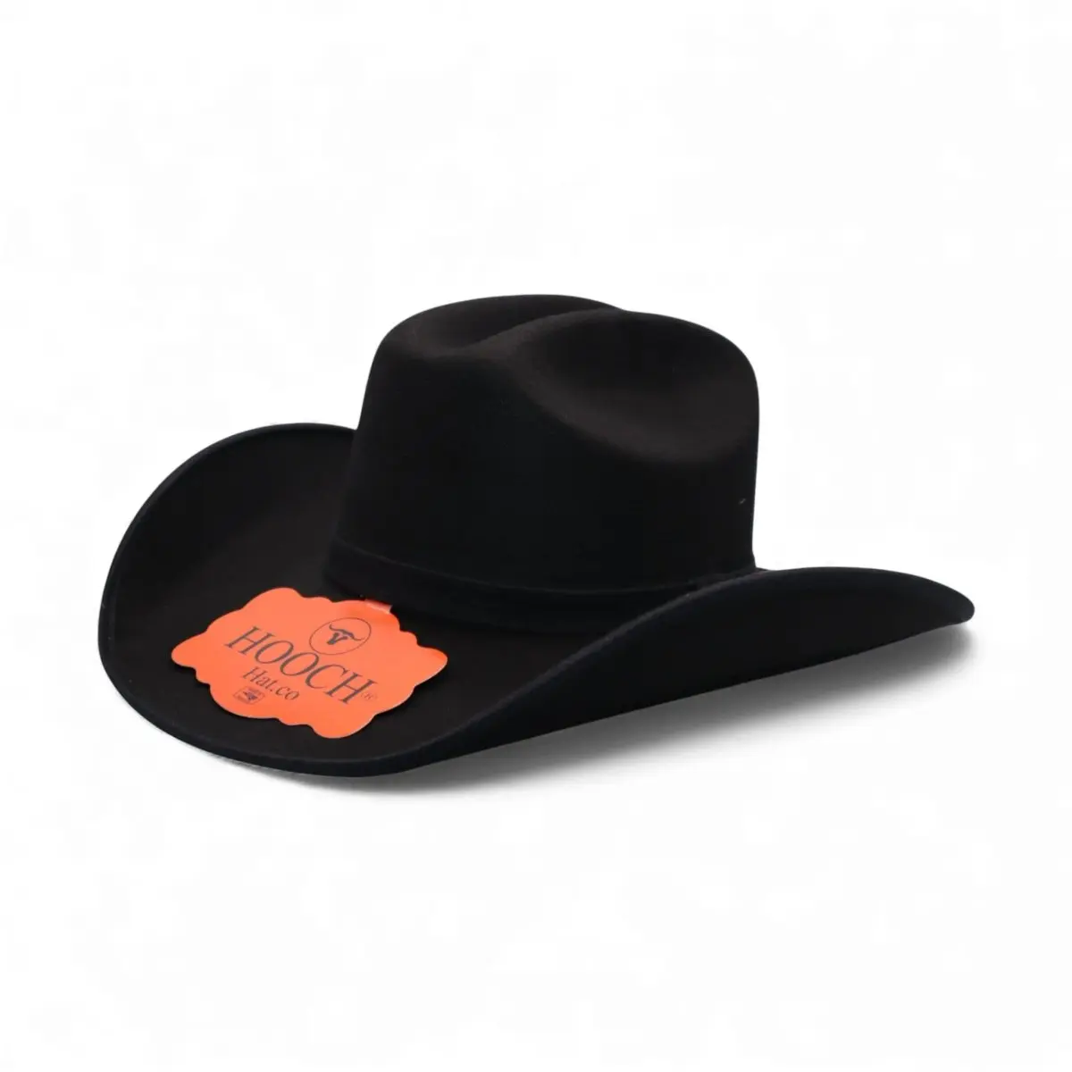 Texana Vaquera Unisex de Fieltro Sintético Color Negro Estilo Western – Hooch HTD-51