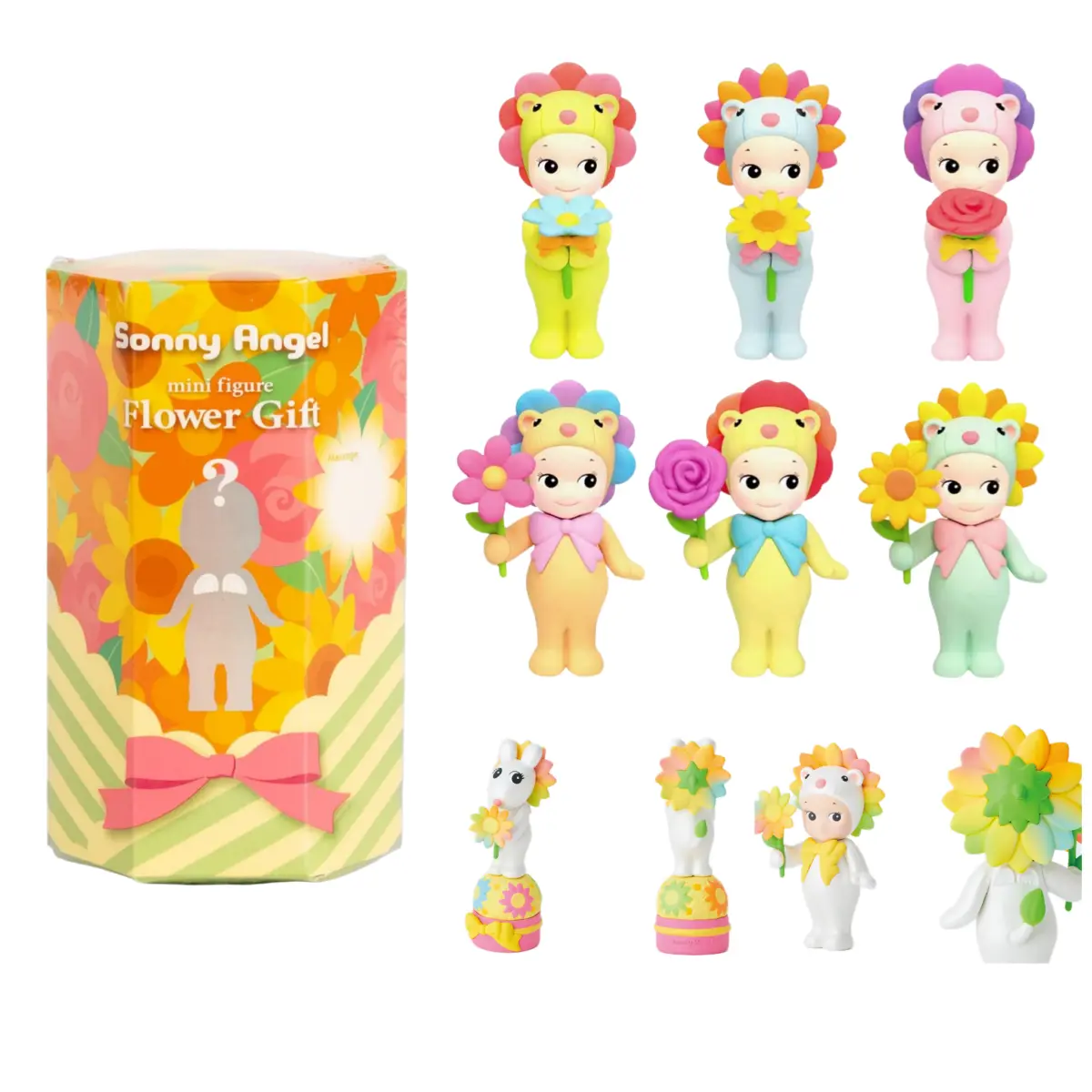 Sonny Angel Flower Gift Series Blind Box- Original Mini Figure, Limited Edition Gift for Kids Birthday