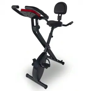 Foldable Exercise Bike for Home| 8-Level Adjustable Resistance Magnetic X-Bike| Upright & Recumbent Indoor Cycling Bike