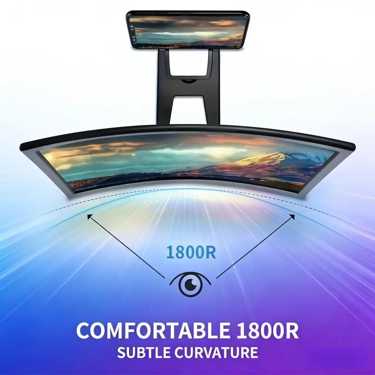 12-14 Inch L6 Curved Screen Amplifier Phone Magnifier Ultra HD Magnifying Glass Phone Stand, Mobile Phone Holder, Cell Phone Holders, Phone Holder Mount, High Clarity Mobile Accessory