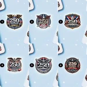 USA 250th Anniversary USA Sticker, 250 Years of Freedom USA Sticker