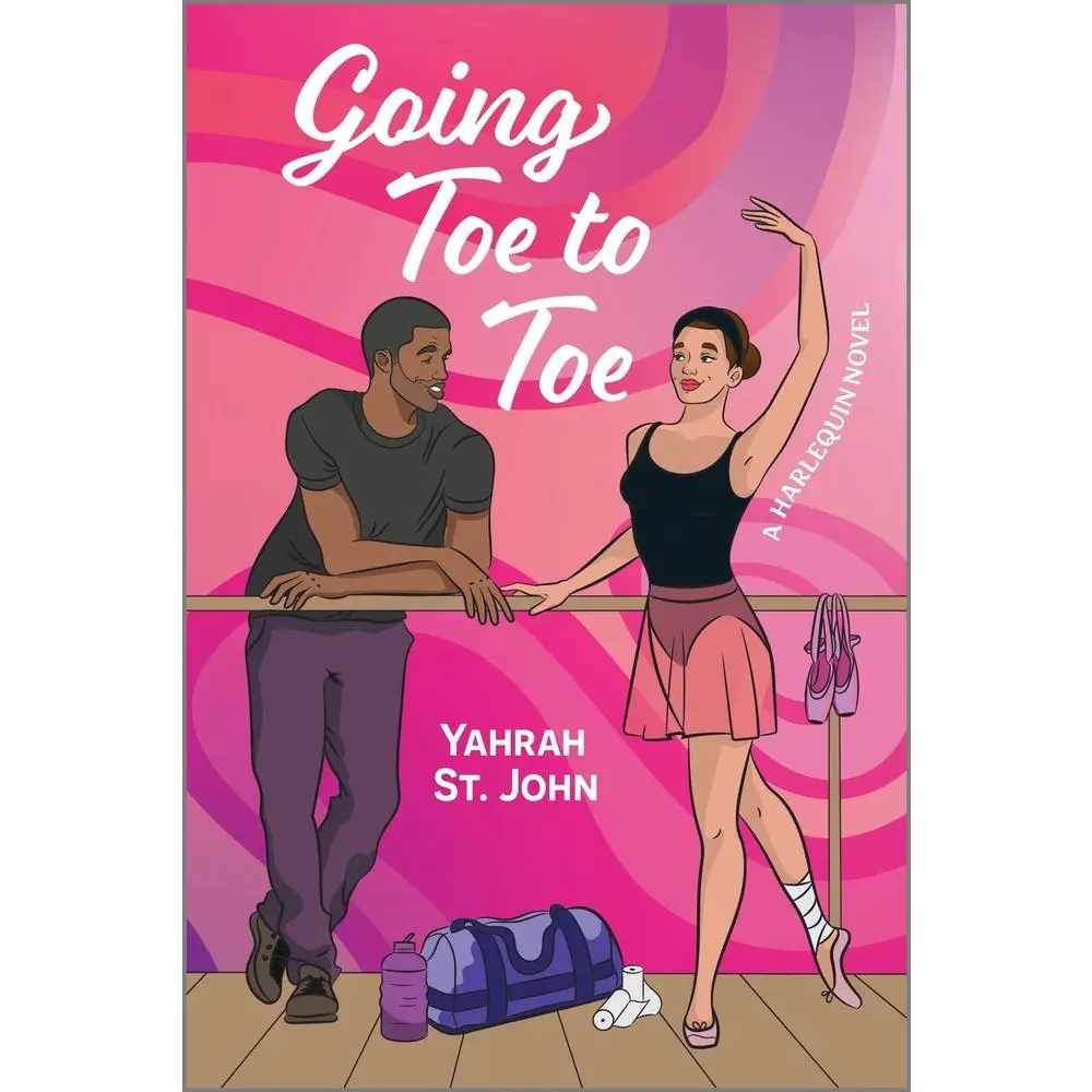 Used Harlequin Paperback Book - Going Toe to Toe: A Good, Fast-Paced Spicy Single Dad Sports Romance for Dancers by Yahrah St John - English (Afterglow Books by Harlequin)