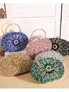 Sunflower Evening Bag Fashion Handheld Clutch with Rhinestones, Elegant Party Pouch for Special Occasions, Trendy Pursuit of Style, Embellished Clutch