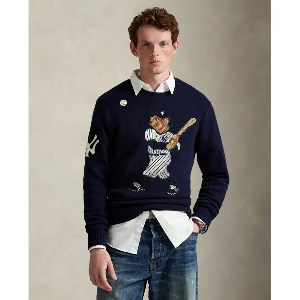 Polo Ralph Lauren - Yankees Bear Sweater - TikTok Shop