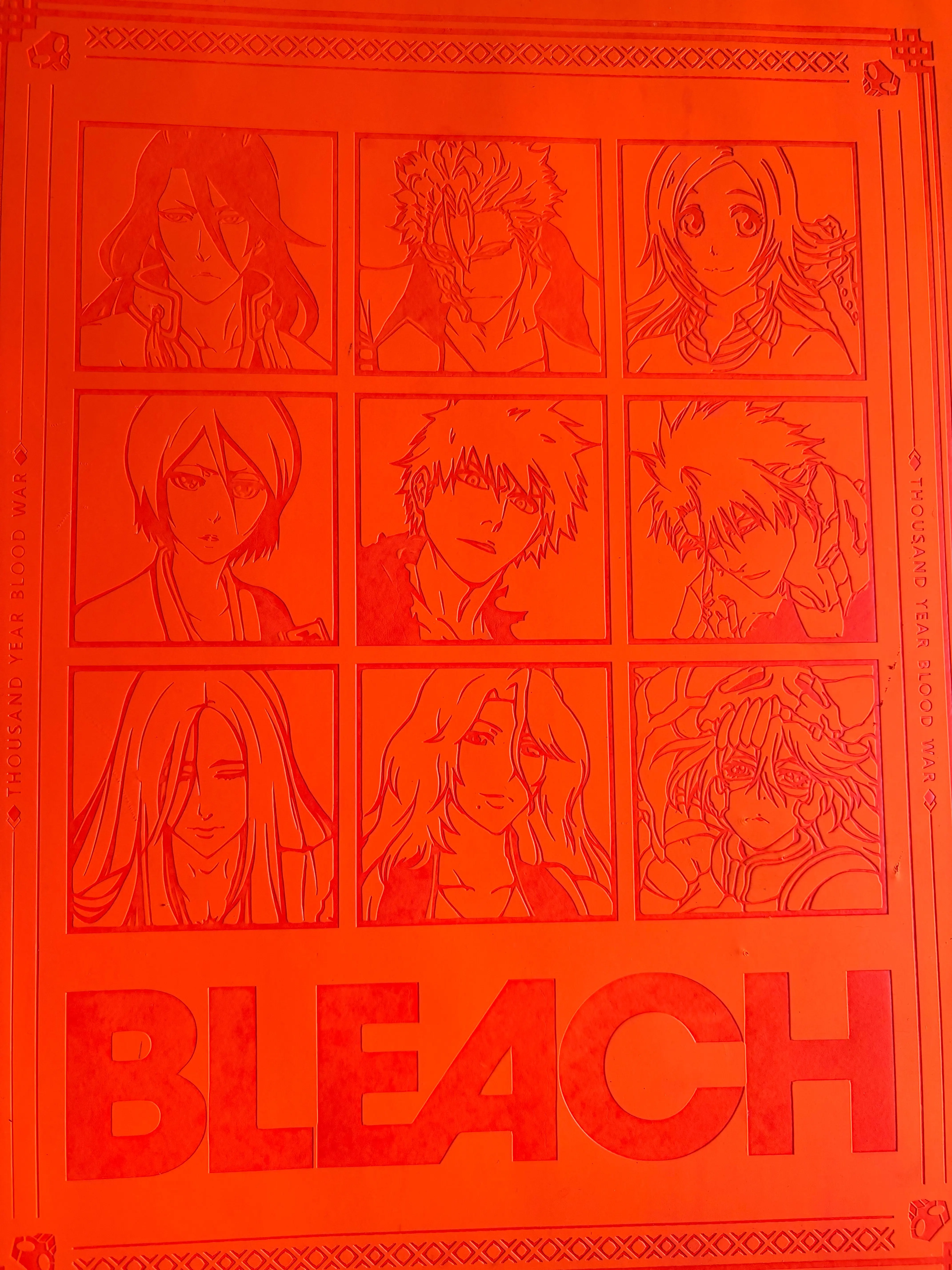 Thousand Year Blood War Bleach Binder (Laser Engraved)