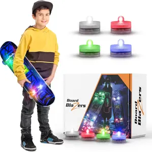 LED Skateboard Lights Underglow - Ideal Skateboard Gift - Perfect LED Longboard Light or Scooter Light Great Stocking Stuffer for Kids