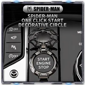 Car start protection cover ignition switch button decoration For Mazda 2 3 5 6 M5 Ms CX-4 CX-5 CX6 M3 M6 MX3 MX5 Car Accessories