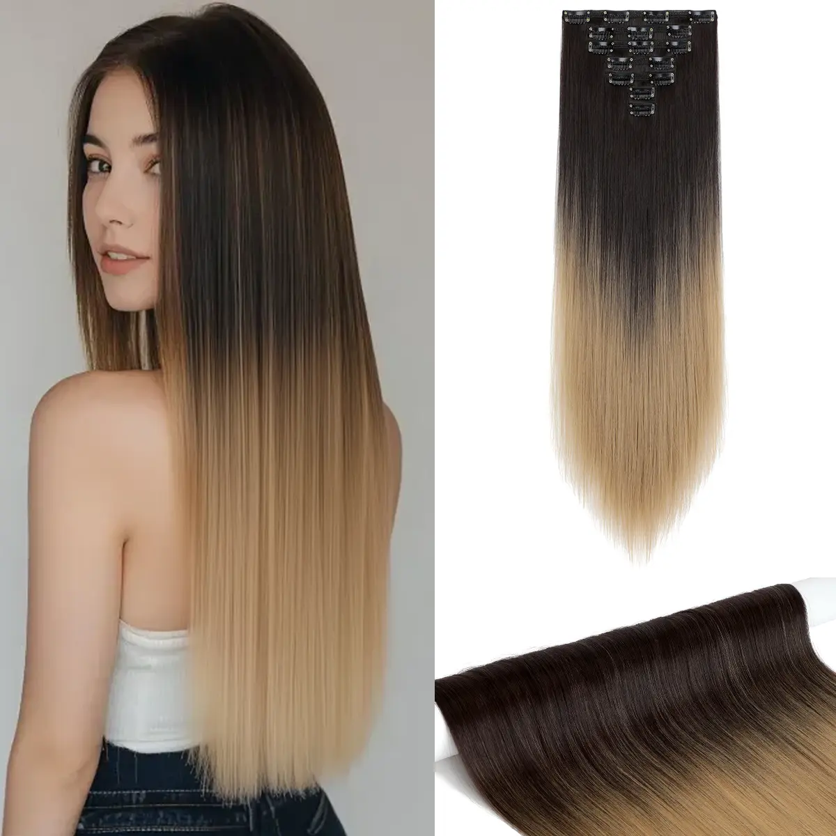 Dark Brown To Ash Blonde