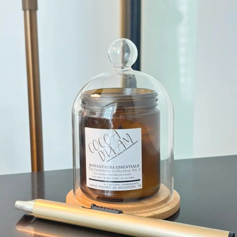 The Cashmere Collection No.2: COCOA DREAM SOY BLENDED CANDLE Coconut Decor Fragrance Scent Decoration Aroma Scented