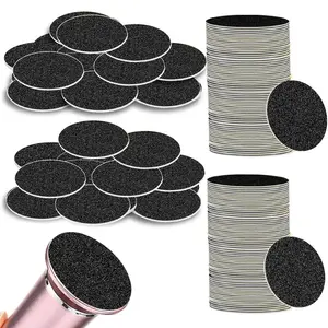 120pcs Replacement Sandpaper Discs for Electric Foot File Professional Replaceable Sandpaper Refill Discs for Electric Callus Remover to Remove Callus Dead Cracked Skin Remover