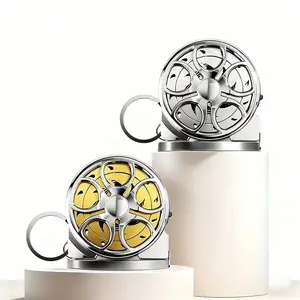 1 piece, 4.26 cm/1.65 in * 4 cm/1.57 in mini keychain tape measure, 200 cm/78.74 in measuring tape, delicate small steel ruler, dual metric and imperial markings, multifunctional steel tape measure